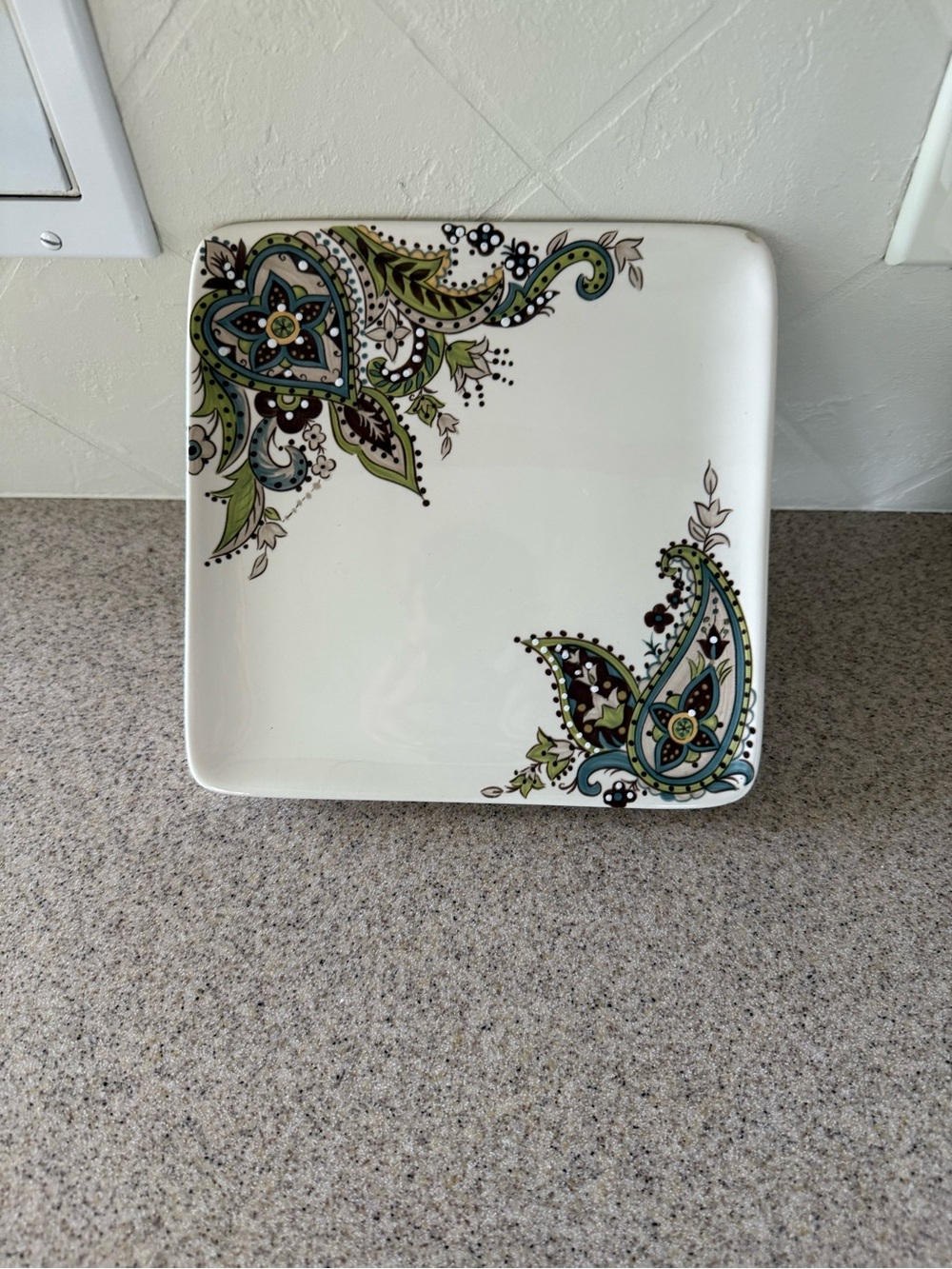 Tabletops Gallery Angela Paisley Pattern Stand